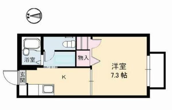 シャーメゾン・パル A0101｜島根県松江市上乃木２丁目(賃貸アパート1K・1階・26.46㎡)の写真 その2