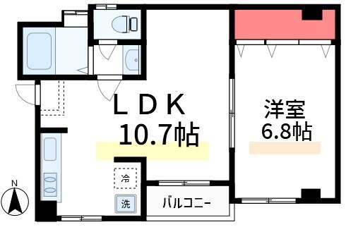 東京都足立区千住３丁目(賃貸マンション1LDK・3階・35.50㎡)の写真 その2