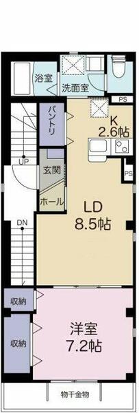 東京都練馬区富士見台２丁目(賃貸マンション1LDK・1階・45.27㎡)の写真 その2