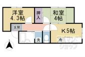 京都市伏見区向島上林町 2階建 築28年のイメージ