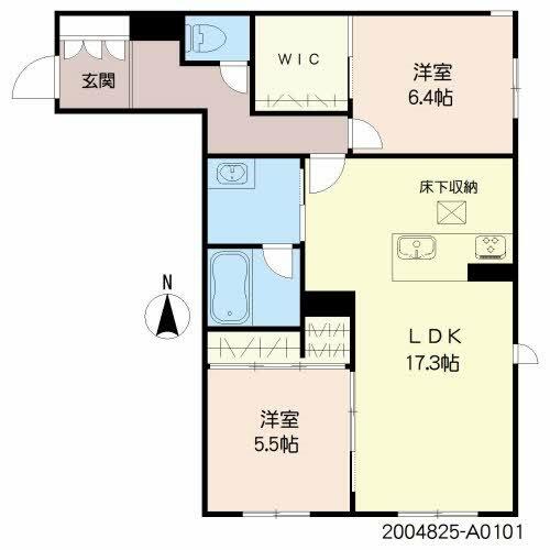 Ｈｅｒｉｔａｇｅ　Ｔａｋａｍｉｎｅ　１０１号室｜福岡県北九州市小倉北区高峰町(賃貸マンション2LDK・1階・73.94㎡)の写真 その2