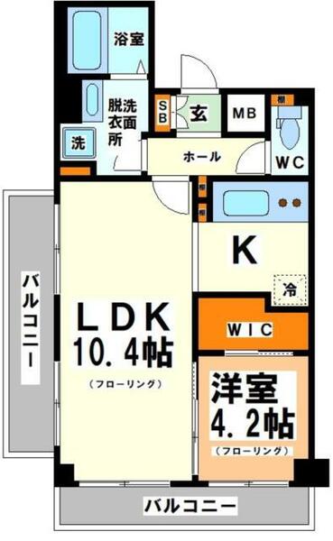 東京都杉並区上高井戸２丁目(賃貸マンション1DK・4階・29.75㎡)の写真 その2