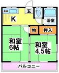 調布市国領町５丁目 2階建 築45年のイメージ