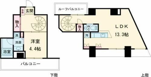 同じ建物の物件間取り写真 - ID:213103172302