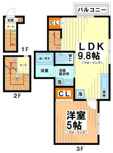 同じ建物の物件間取り写真 - ID:213102460830