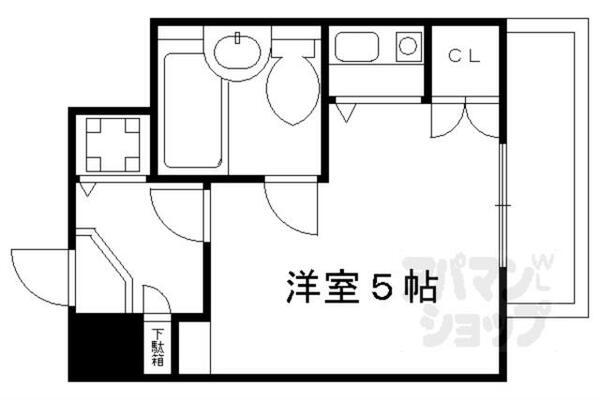 ライオンズマンション京都河原町 805｜京都府京都市下京区河原町通松原上る２丁目富永町(賃貸マンション1R・8階・15.87㎡)の写真 その2