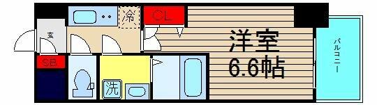 レジュールアッシュＴＡＩＳＨＯ　ＬＥＧＡＮＴ｜大阪府大阪市大正区泉尾１丁目(賃貸マンション1K・12階・22.07㎡)の写真 その2