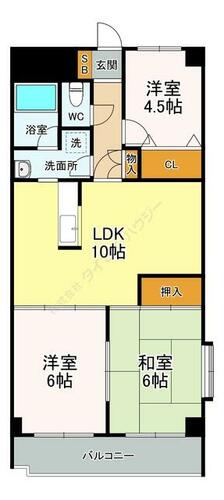 同じ建物の物件間取り写真 - ID:234021696120