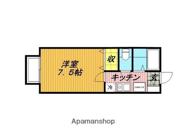 シャルマン 101｜埼玉県さいたま市大宮区櫛引町１丁目(賃貸アパート1K・1階・22.35㎡)の写真 その2