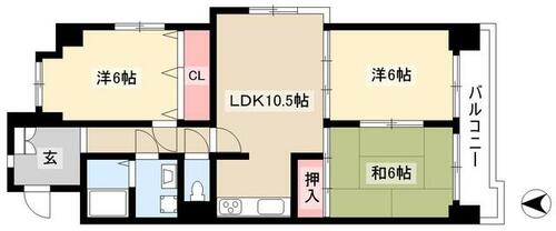 同じ建物の物件間取り写真 - ID:223029975998