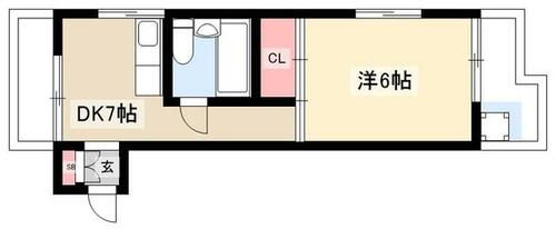 はとビル502の間取り