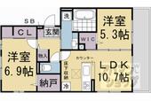 京都市右京区嵯峨折戸町 3階建 新築のイメージ