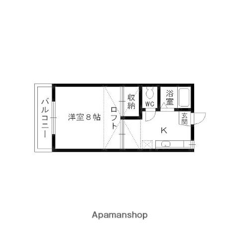 同じ建物の物件間取り写真 - ID:204004187837