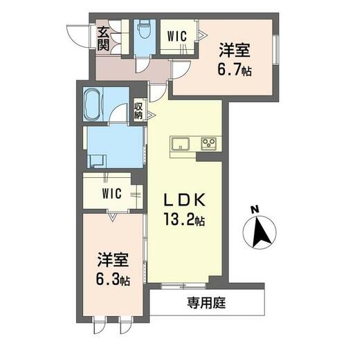 同じ建物の物件間取り写真 - ID:211043170505