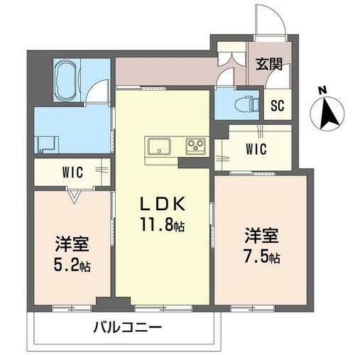 同じ建物の物件間取り写真 - ID:211043170503