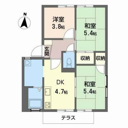 同じ建物の物件間取り写真 - ID:227076311393