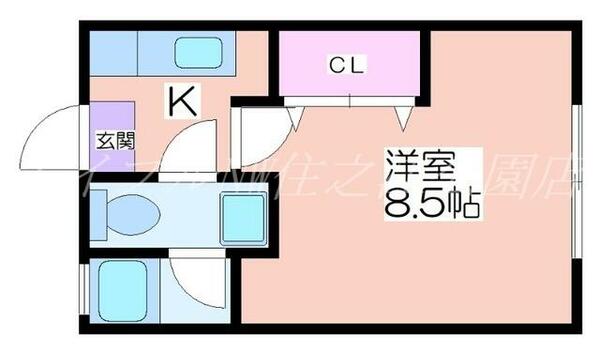 マンションイレブン 508｜大阪府大阪市西成区岸里２丁目(賃貸マンション1K・5階・18.52㎡)の写真 その2