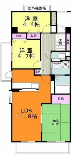 同じ建物の物件間取り写真 - ID:214055266205