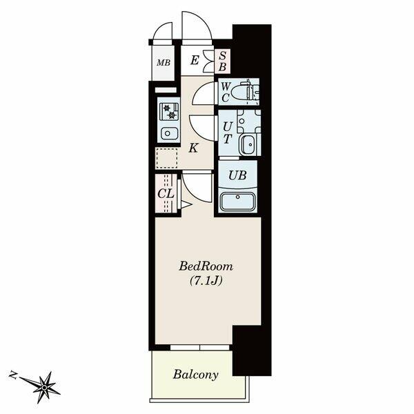 Ｓ－ＲＥＳＩＤＥＮＣＥ熱田一番 906｜愛知県名古屋市熱田区一番１丁目(賃貸マンション1K・9階・23.22㎡)の写真 その2