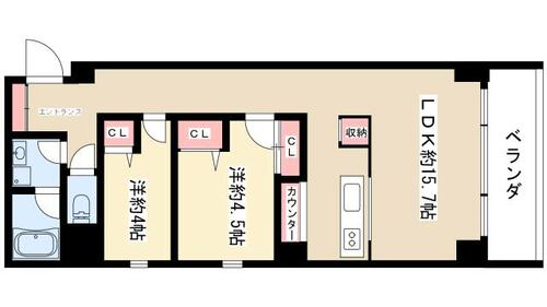 同じ建物の物件間取り写真 - ID:223031510312