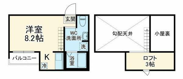 神奈川県藤沢市辻堂５丁目(賃貸アパート1R・2階・21.11㎡)の写真 その2