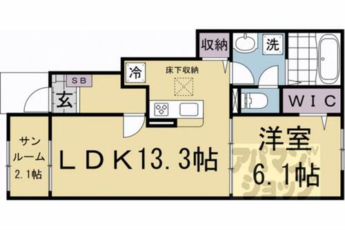 同じ建物の物件間取り写真 - ID:225005194022