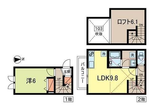 同じ建物の物件間取り写真 - ID:213102518104