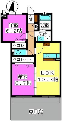 同じ建物の物件間取り写真 - ID:240028713619