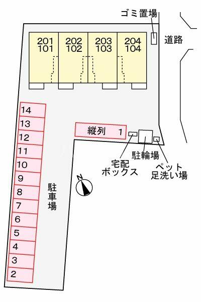 ＧＲＥＥＮ　Ⅱ｜茨城県水戸市酒門町(賃貸アパート2LDK・2階・59.55㎡)の写真 その14