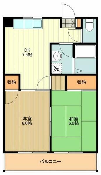 ＳＯＣＩＡ　ＹＡＭＡＮＥ 203｜東京都日野市日野本町２丁目(賃貸マンション2DK・2階・45.10㎡)の写真 その2