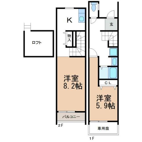 同じ建物の物件間取り写真 - ID:223032246370