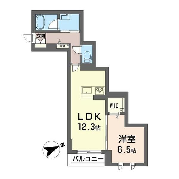 フォーシーズン 00205｜埼玉県さいたま市中央区本町西１丁目(賃貸マンション1LDK・2階・47.00㎡)の写真 その2