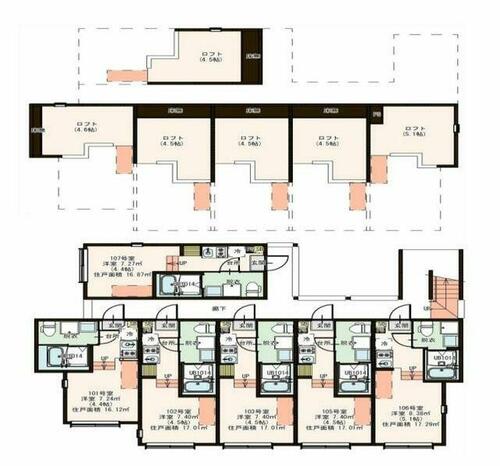 同じ建物の物件間取り写真 - ID:213102378896