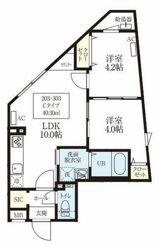 同じ建物の物件間取り写真 - ID:213102378699