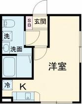 東京都世田谷区砧２丁目（賃貸マンション1R・3階・20.70㎡） その2