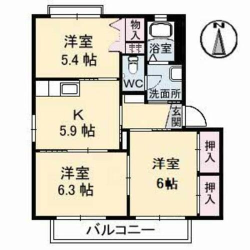 同じ建物の物件間取り写真 - ID:237004443656