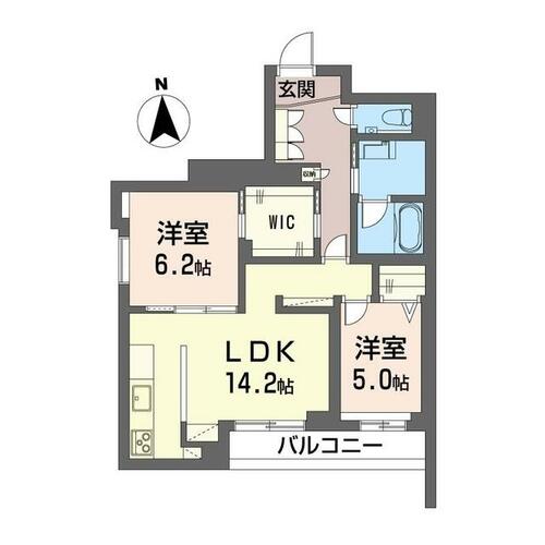 同じ建物の物件間取り写真 - ID:211043450832