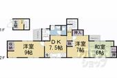 京都市左京区松ケ崎河原田町 2階建 築43年のイメージ