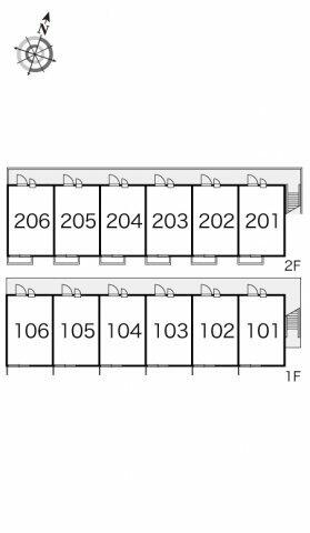 レオパレスソニック 204｜福岡県久留米市津福本町(賃貸アパート1K・2階・19.87㎡)の写真 その4