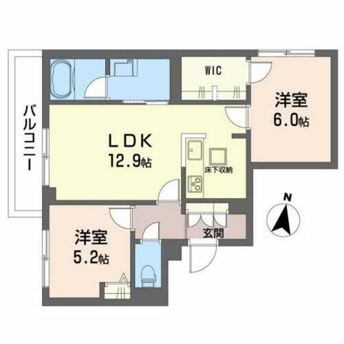 同じ建物の物件間取り写真 - ID:233018253252