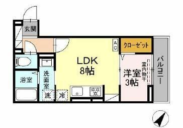 同じ建物の物件間取り写真 - ID:214055275258