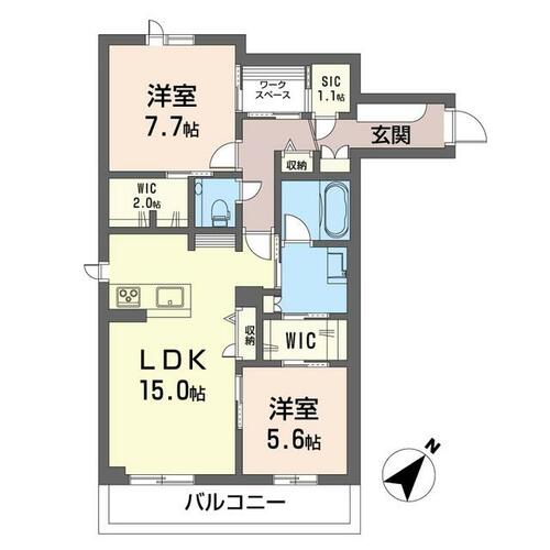 同じ建物の物件間取り写真 - ID:211043609955