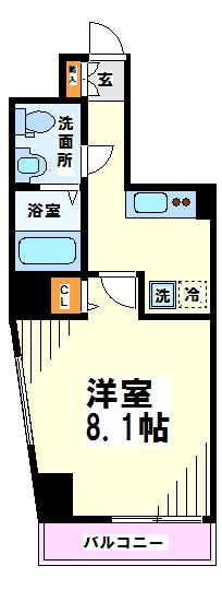 東京都府中市寿町３丁目(賃貸マンション1K・10階・30.75㎡)の写真 その2