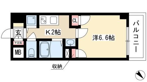 同じ建物の物件間取り写真 - ID:223031536539