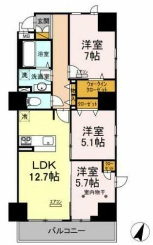 同じ建物の物件間取り写真 - ID:212042520655