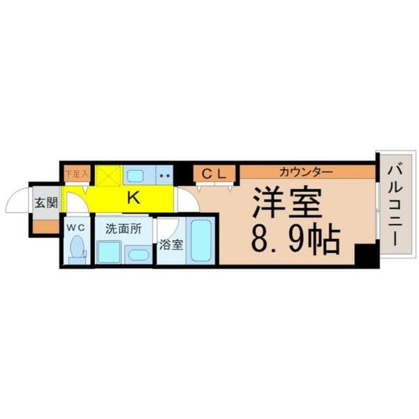 ロイヤルスクエア徳川｜愛知県名古屋市東区東大曽根町(賃貸マンション1K・9階・30.73㎡)の写真 その2