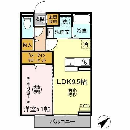 ボア・フォレット｜千葉県習志野市谷津２丁目(賃貸アパート1LDK・2階・36.73㎡)の写真 その2