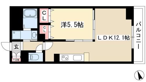 同じ建物の物件間取り写真 - ID:223031533294