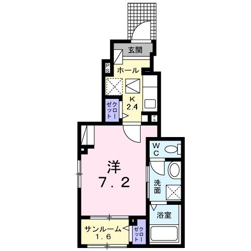 同じ建物の物件間取り写真 - ID:228042825949