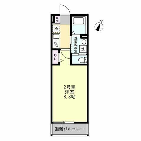 Ｆｅｌｉｃｅ市ヶ尾 102｜神奈川県横浜市青葉区市ケ尾町(賃貸アパート1K・1階・24.73㎡)の写真 その2